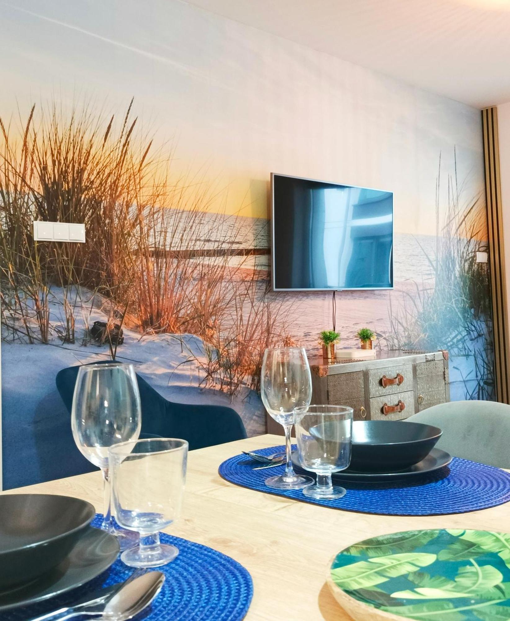 Apartament Z Wellness Nadmorskie Tarasy Kołobrzeg Exteriör bild