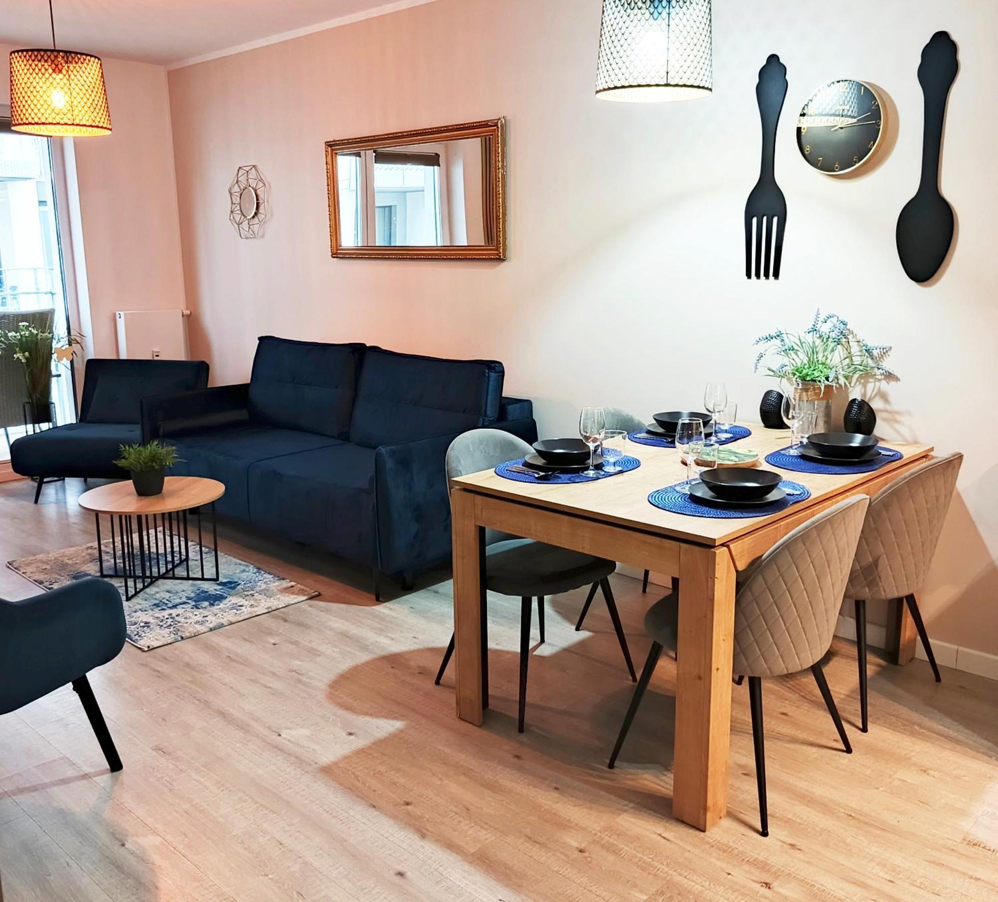 Apartament Z Wellness Nadmorskie Tarasy Kołobrzeg Exteriör bild