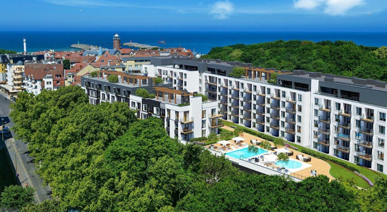 Apartament Z Wellness Nadmorskie Tarasy Kołobrzeg Exteriör bild
